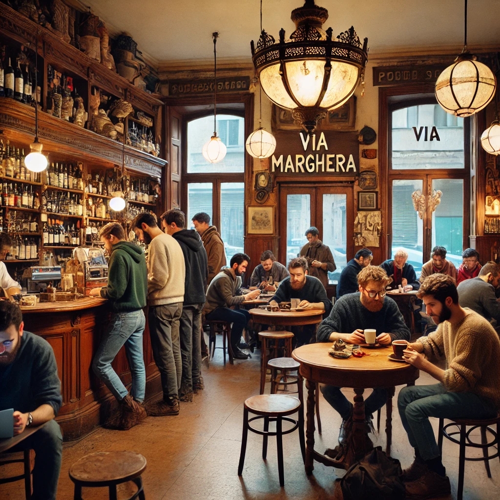 “Café Royal”: un mosaico umano in un piccolo bar milanese